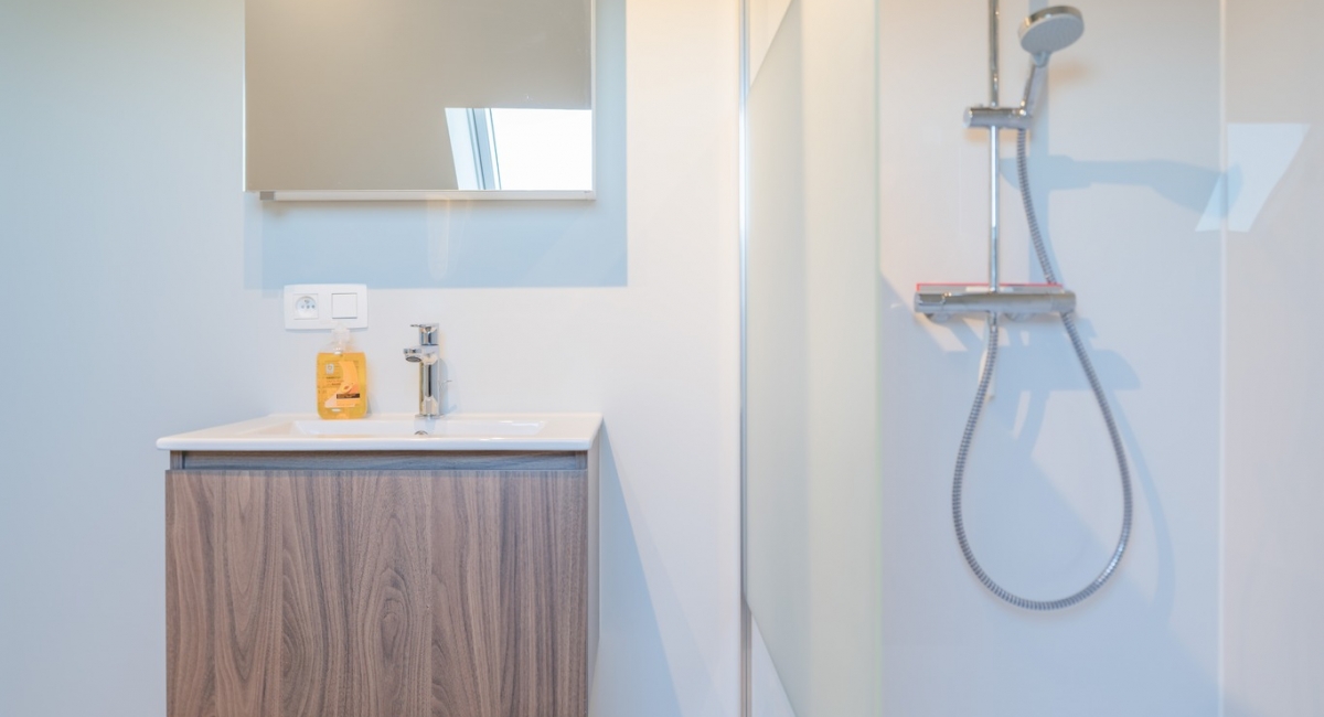 Verbouwing van handelsruimte met appartement
